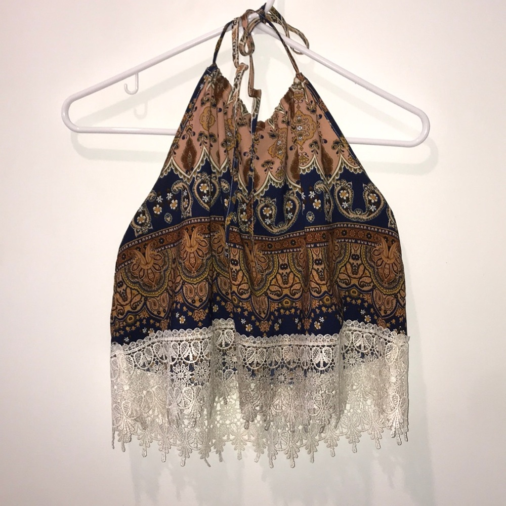Halter crop top